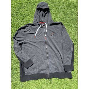 Psycho Bunny by Robert Godley Mens 3XL  Hoodie Jacket Full Zip